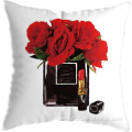 Perfume bottle series Valentine's Day cushion cover